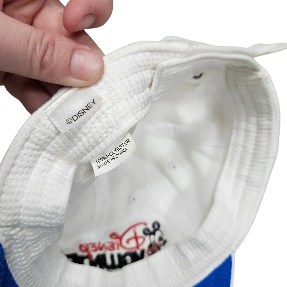 Disney VoluntEARS NWT White Baseball Cap‎ Competition Mesh Hat ABC ESPN